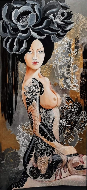 Lady Peony, oryginał, Maggie Piu, 2019.jpg