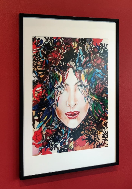 Kolor 4 Medusa 50x70 cm, rama basic 62x92 cm, antyreflex, lewy bok.jpg