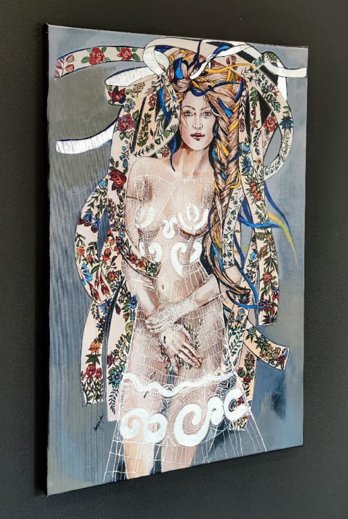 Miodobranie, 60x90 cm, giclee, Maggie Piu, left side.jpg