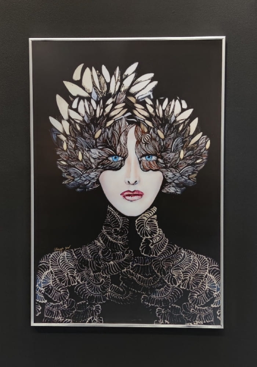 Lady Gorudo 60x90,, rama alu silver 60x90, cm, antyreflex.jpg