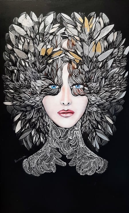 Lady Gorudo Silver, 60x100 cm, giclee.jpg