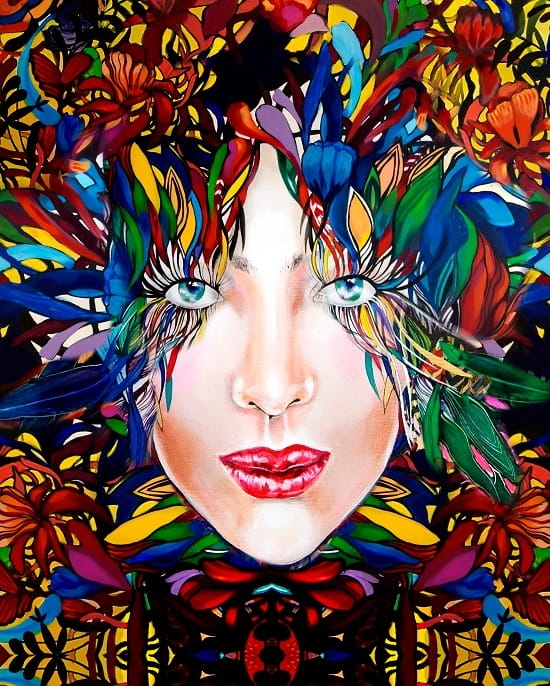 plakat Maggie Piu, Medusa Gold 3, 40x50 cm.jpg
