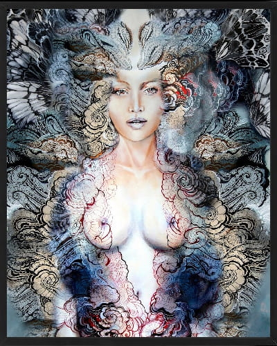 plakat Maggie Piu, Freewolna Carmen IV, 40x50 cm, rama basic czarna 42x52 cm.jpg
