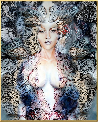 plakat Maggie Piu, Freewolna Carmen IV, 40x50 cm, rama alu złota 40x50 cm.jpg