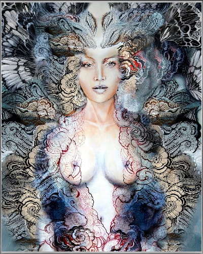 plakat Maggie Piu, Freewolna Carmen IV, 40x50 cm, rama alu srebrna 41x51 cm.jpg