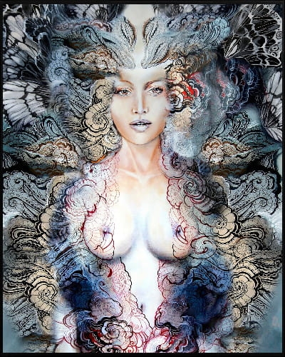 plakat Maggie Piu, Freewolna Carmen IV, 40x50 cm, rama alu czarna 41x51 cm.jpg