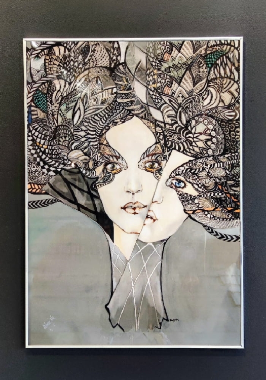 Mistrz i Małgorzata 2, 50x70, rama alu silver.jpg