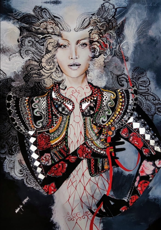 Carmen Popdiva, 70x100 cm, plakat zdobiony przez Maggie Piu, v2.jpg