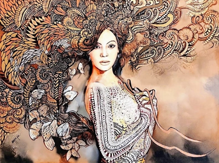 Madame Butterfly Sepia, 120x90 cm, x.jpg