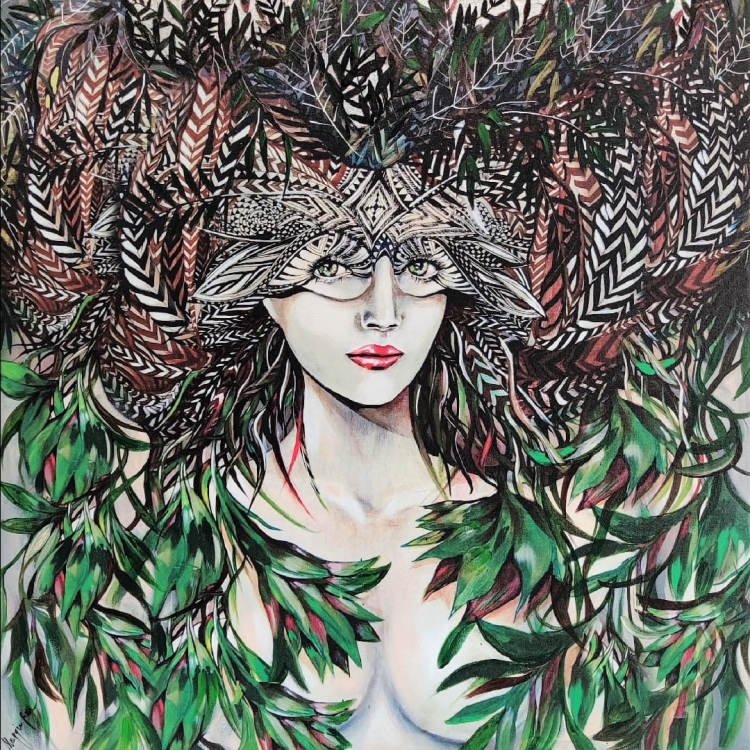 Viridis, 90x90 cm, technika mieszna.jpg
