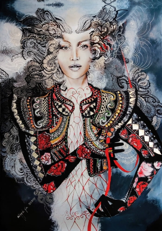 Carmen Popdiva, 70x100 cm, plakat zdobiony przez Maggie Piu, b.jpg.jpg