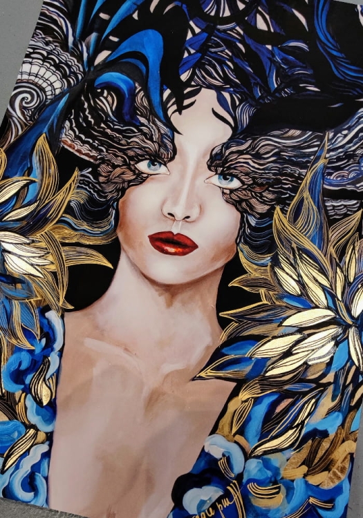 Goldiva Szafiro II, plakat zdobiony 70x100 cm, perspektywa 1.jpg