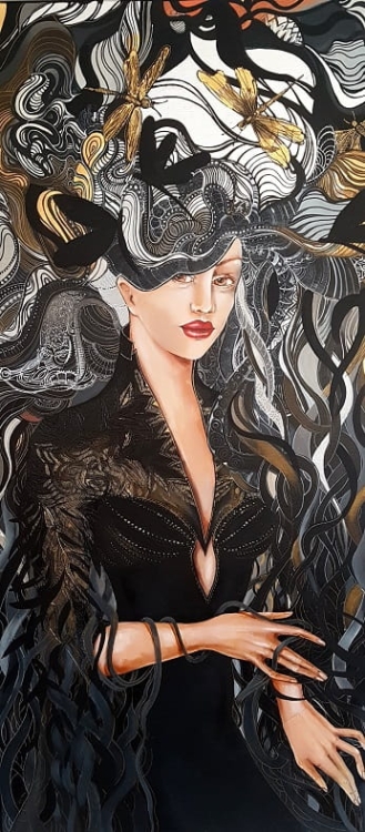 obraz Maggie Piu, Igły Aleksandra, 70x150 cm, oryginał.jpg