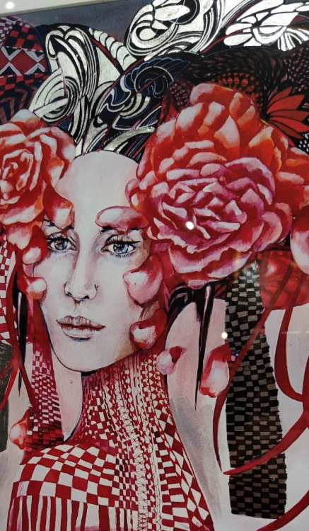 Madame Butterfly Silver, plakat zdobiony, 50x70 cm, perspektywa 1.jpg