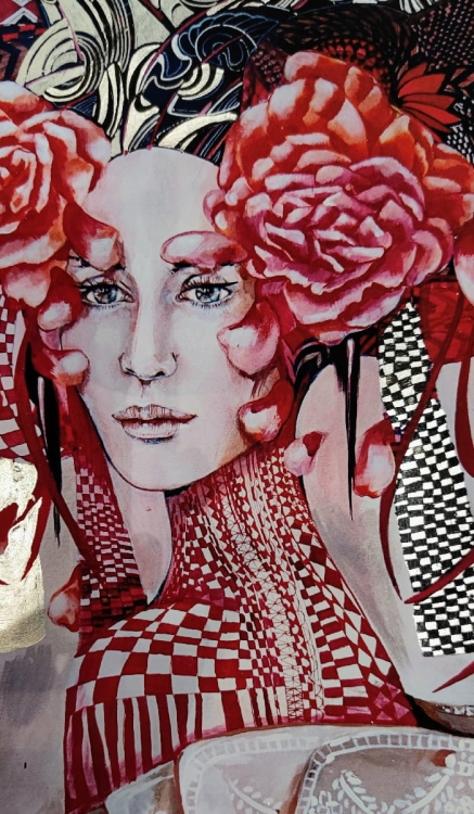 Madame Butterfly Silver, plakat zdobiony, 50x70 cm, perspektywa 3.jpg