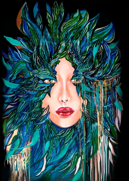 plakat Maggie Piu, Medusa Nadzieja, 50x70 cm.jpg