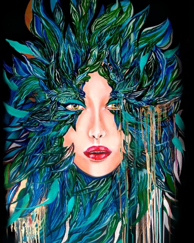 plakat Maggie Piu, Medusa Nadzieja, 40x50 cm.jpg