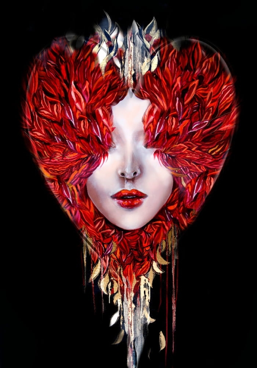 plakat Maggie Piu, Medusa Miłość jest ślepa, 70x100 cm.jpg