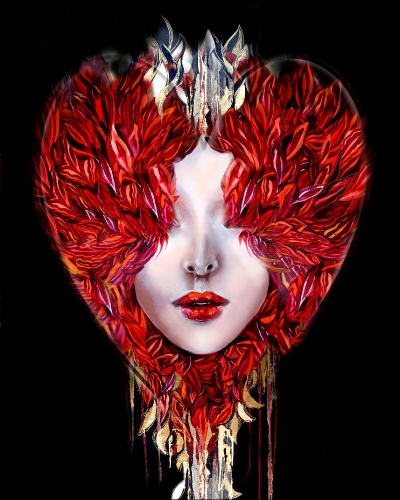 plakat Maggie Piu, Medusa Miłość jest ślepa, 40x50 cm.jpg