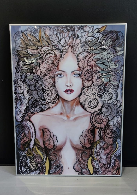 Freewolna Siostra Carmen Silver-gold, plakat zdobiony, 70x100 cm, połysk, otfloor.jpg