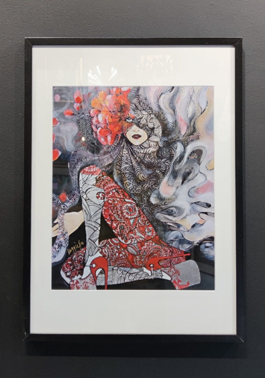 W kurpiowskich rajstopach, 40x50 cm, rama basic 50x70 cm, back wall.jpg