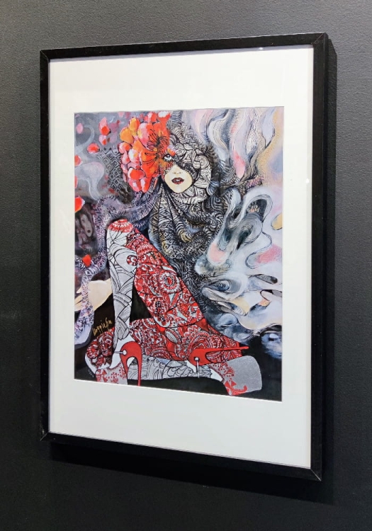 W kurpiowskich rajstopach, 40x50 cm, rama basic 50x70 cm, right side.jpg