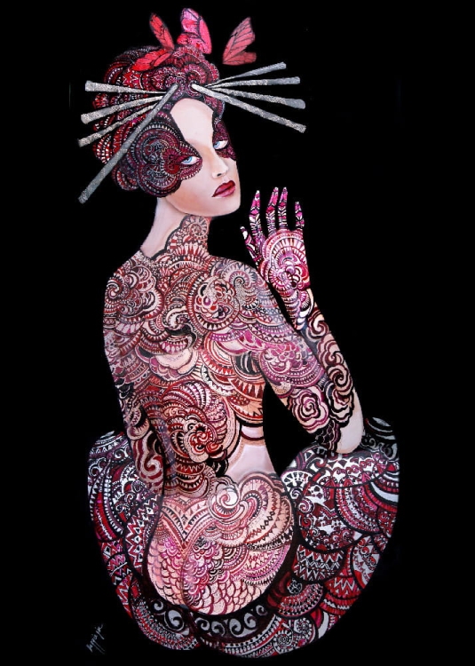 plakat Maggie Piu, Kashubska Geigi I, 70x100 cm.jpg