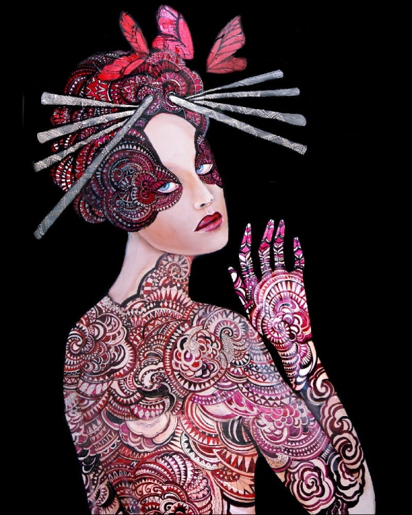 plakat Maggie Piu, Kashubska Geigi II, 40x50 cm.jpg