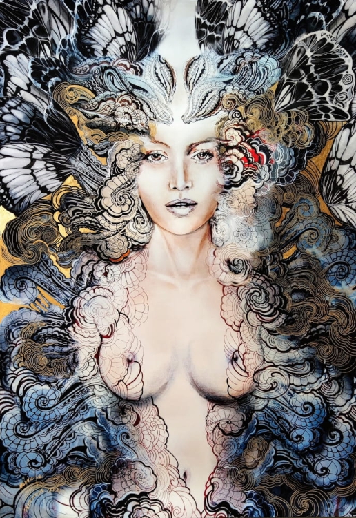 Carmen Freewolna zdobiona, 70x100 cm.jpg