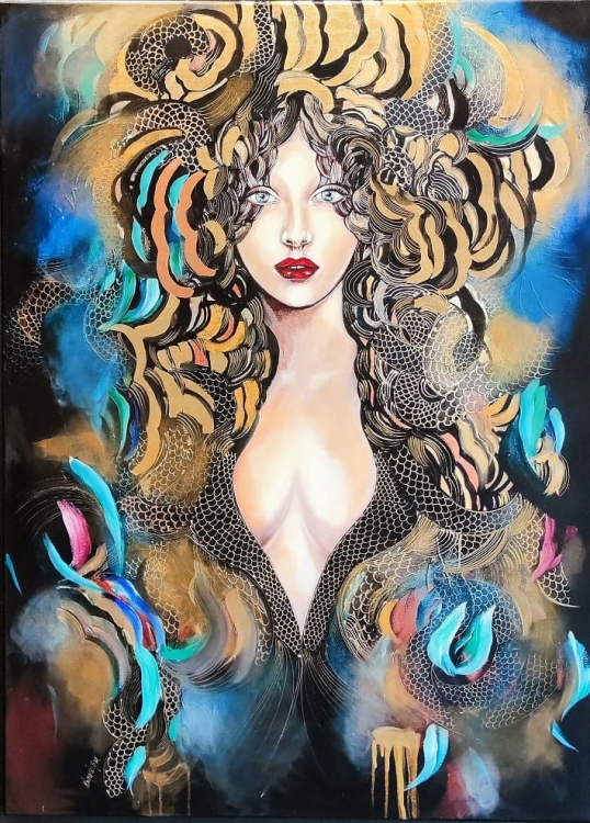Goldiva Tokage, 80x110 cm, giclee, Maggie Piu, 2022.03.jpg