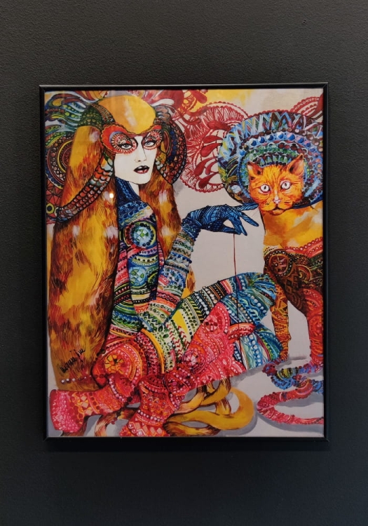 Ina z Rudolfem 40x50, rama alu black 42x52 cm, v.2.jpg