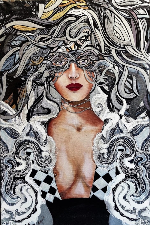 Kruki Balmaina, 60x90 cm, giclee, Maggie Piu, 2022.02.jpg