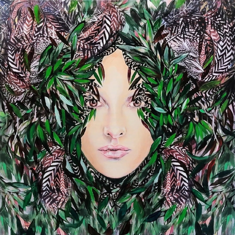 Ririva, 80x80 cm, mix tech, obraz Maggie Piu.jpg