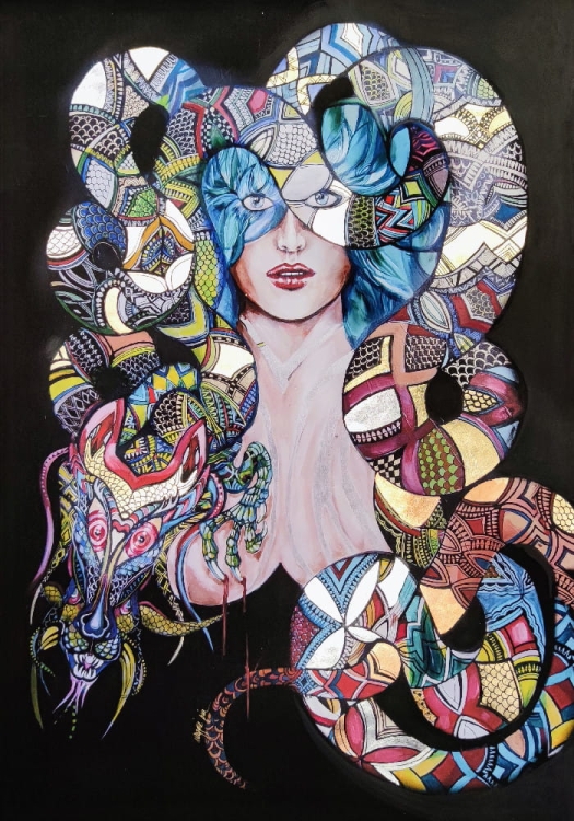 Kiedy Twój Smok kocha Cię za bardzo, 70x100 cm, plakat zdobiony.jpg