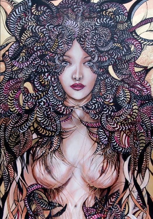 Plakat Maggie Piu, Lady Mida II, 70x100 cm.jpg