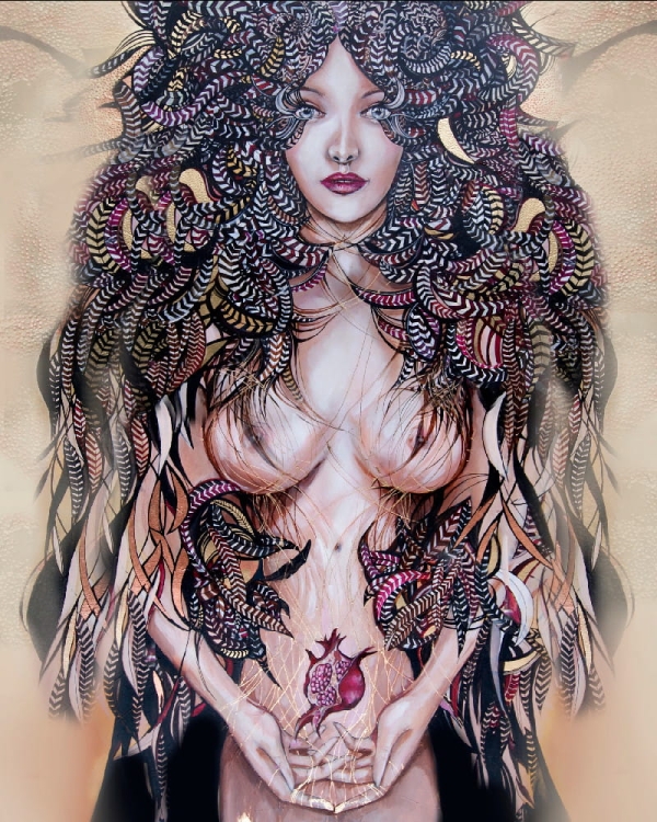 plakat Maggie Piu, Lady Mida, 40x50 cm.jpg