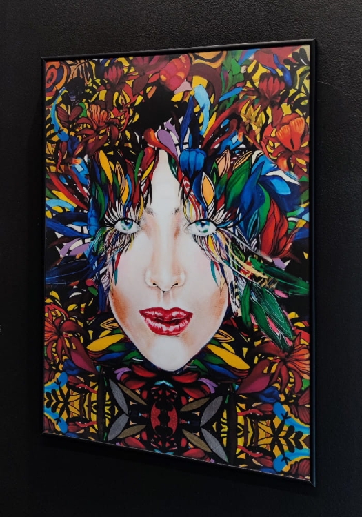 Gold 3 Medusa 50x70, rama alu black antyrefleks, 50x70 cm, right side.jpg