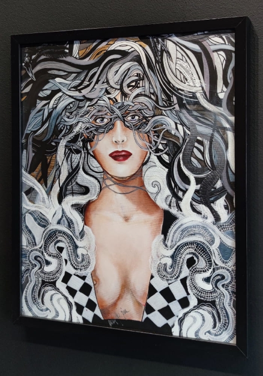 Kruki Balmaina 40x50, rama basic 42x52 cm, black wallv2, right side.jpg