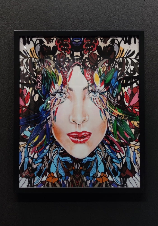 Kolor 5 Medusa 40x50 cm, rama basic 40x50 cm, połysk.jpg