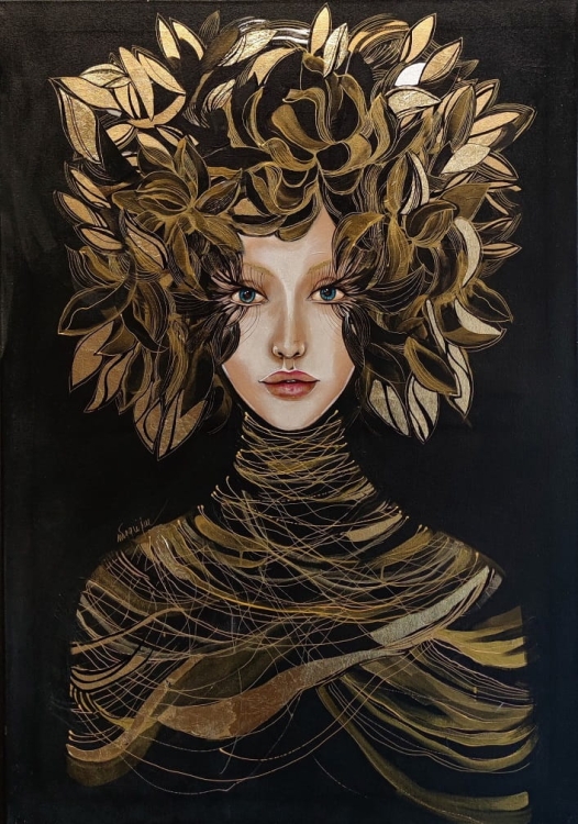 Lady Priama, 70x100 cm, Maggie Piu.jpg