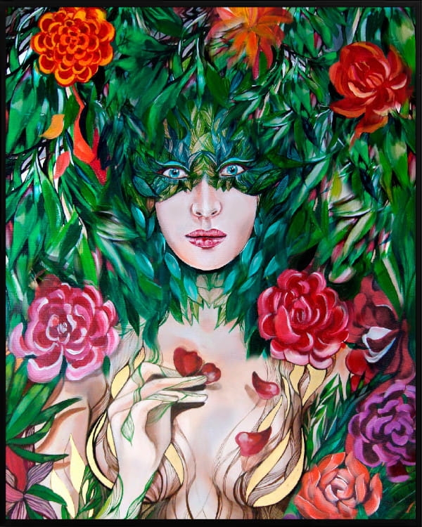 plakat Maggie Piu, Chloris, 40x50 cm, rama alu czarna 41x51 cm.jpg