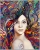plakat Maggie Piu, Madame Butterfly Multicolor, 40x50 cm, rama alu srebrna 41x51 cm.jpg
