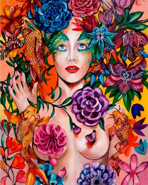 plakat Maggie Piu, Raj Utracony Ryby, 40x50 cm.jpg