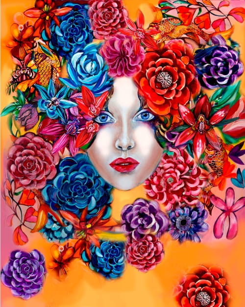 plakat Maggie Piu, Orange Raj Utracony, 40x50 cm.jpg