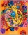 plakat Maggie Piu, Orange Cat, 40x50 cm, rama alu srebrna 41x51 cm.jpg