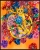 plakat Maggie Piu, Orange Cat, 40x50 cm, rama alu czarna 41x51 cm.jpg