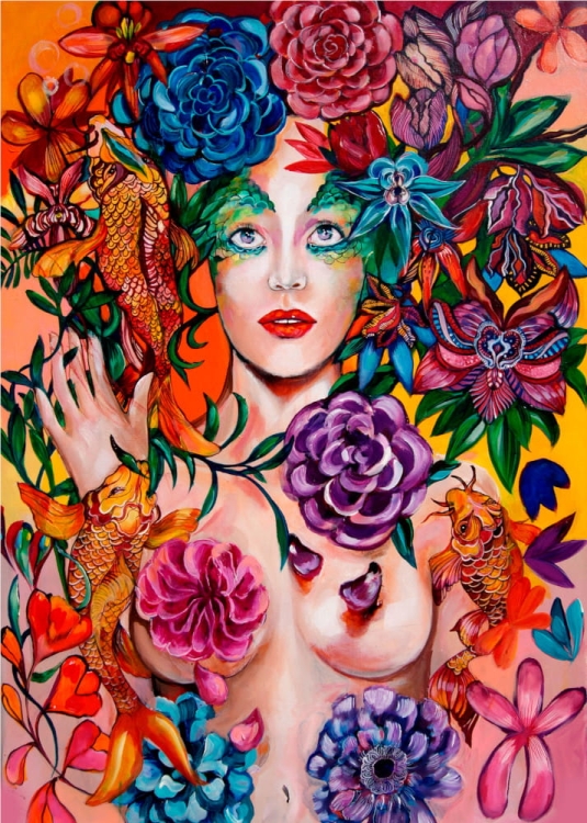 plakat Maggie Piu, Raj Utracony Ryby, 50x70 cm..jpg