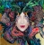 Medusa Złota, 80x80 cm, technika mieszana, Maggie Piu.jpg