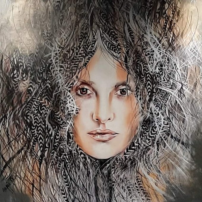 obraz Maggie Piu, Rita, 80x80, giclee.jpg