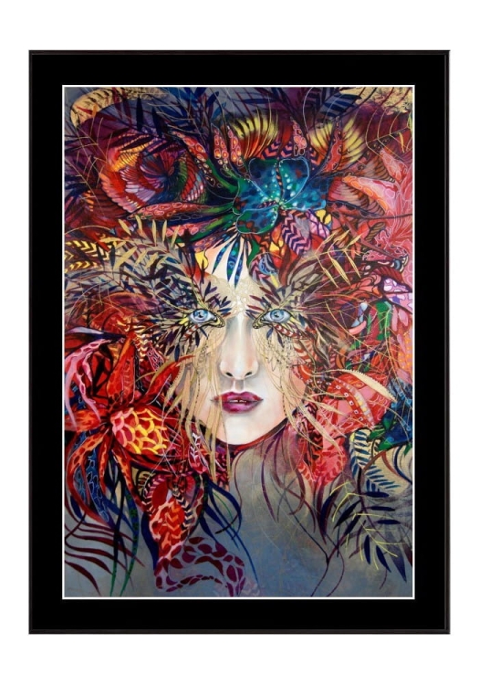 Medusa Gold 1 ramka.. czarna, czarne-p-p